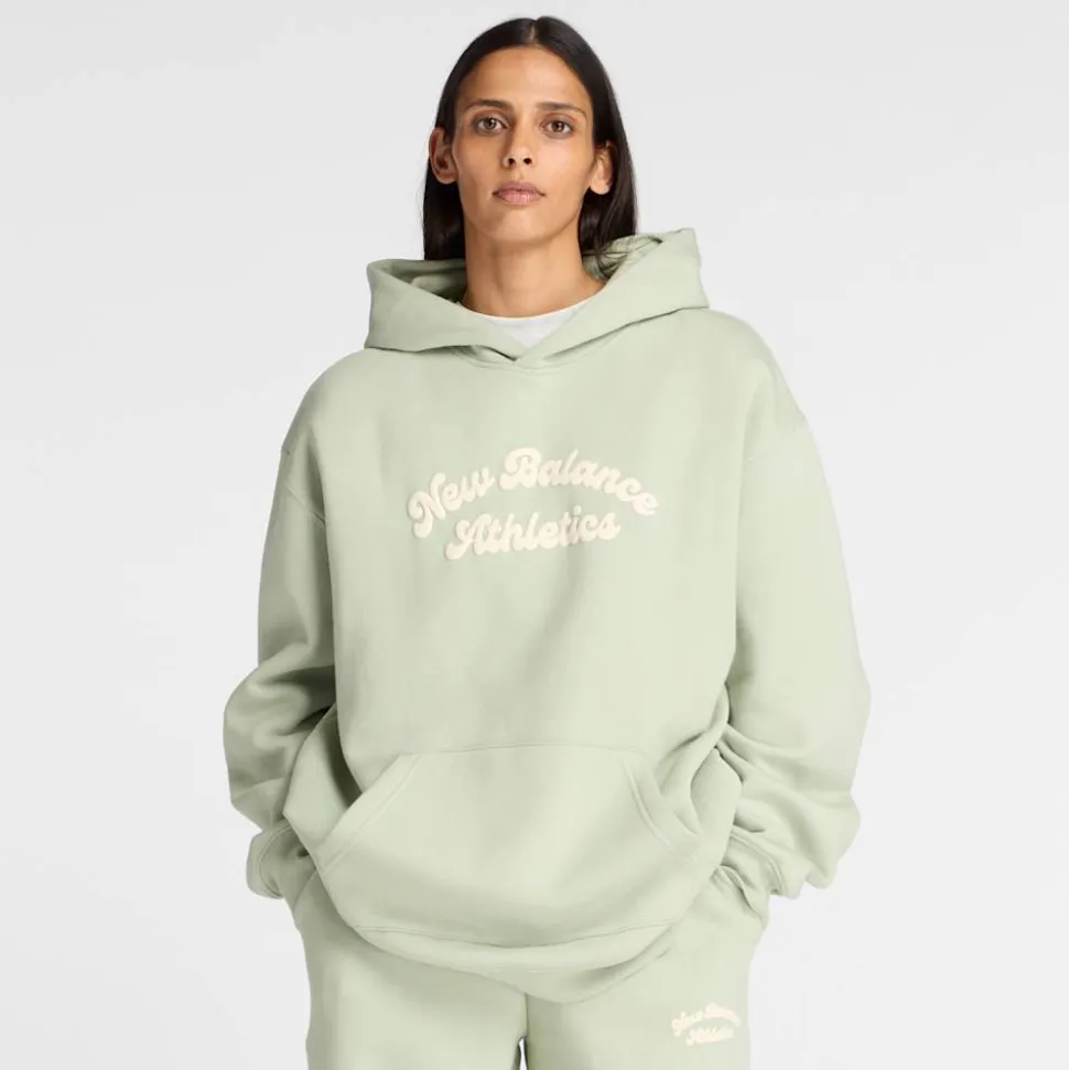Linear Heritage Fleece Long Hoodie