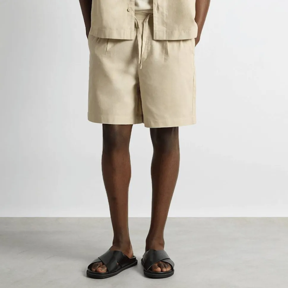 Linen Blend Shorts