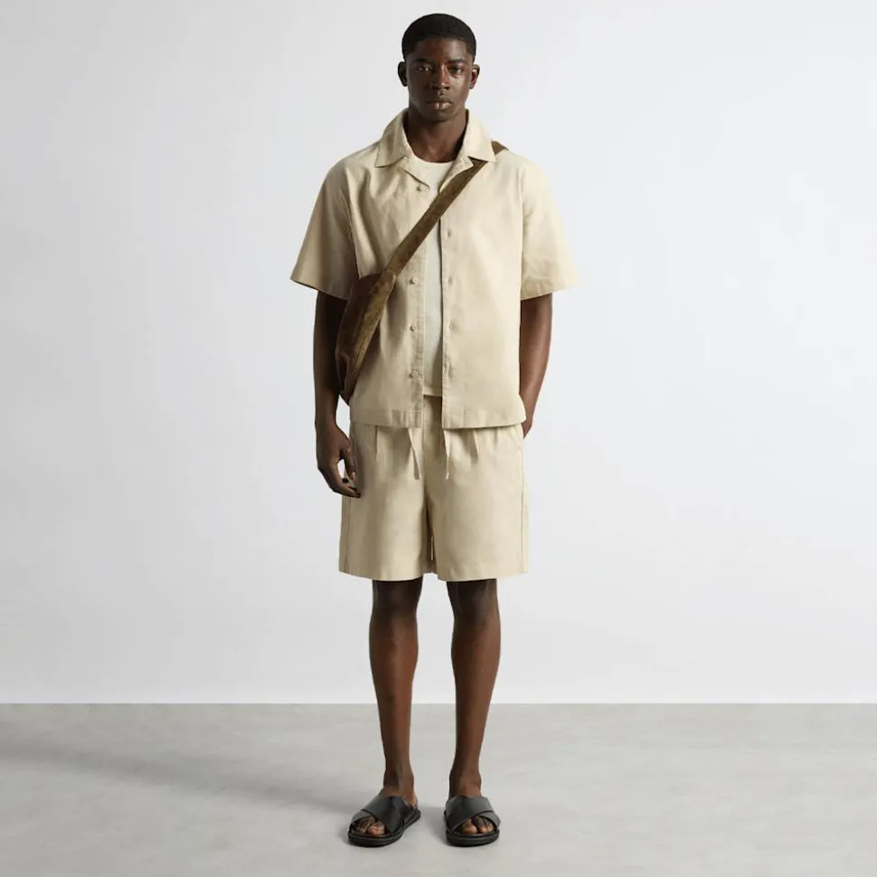 Linen Blend Shorts