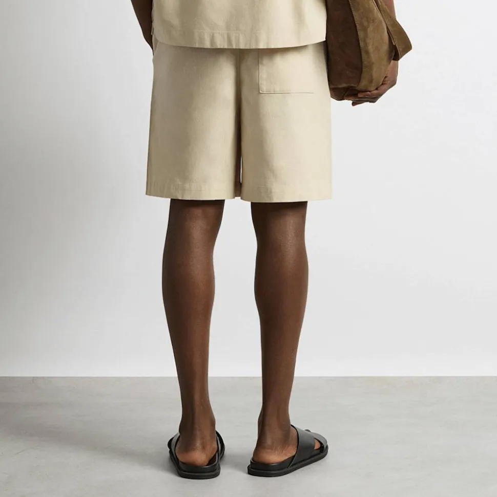 Linen Blend Shorts