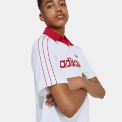 Loose Pinstripe Polo Tee