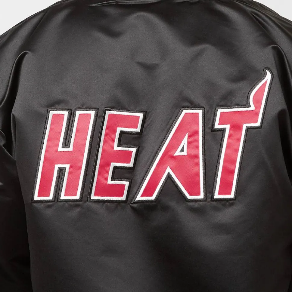 NBA Lightweight Satin Bomber Miami Heat