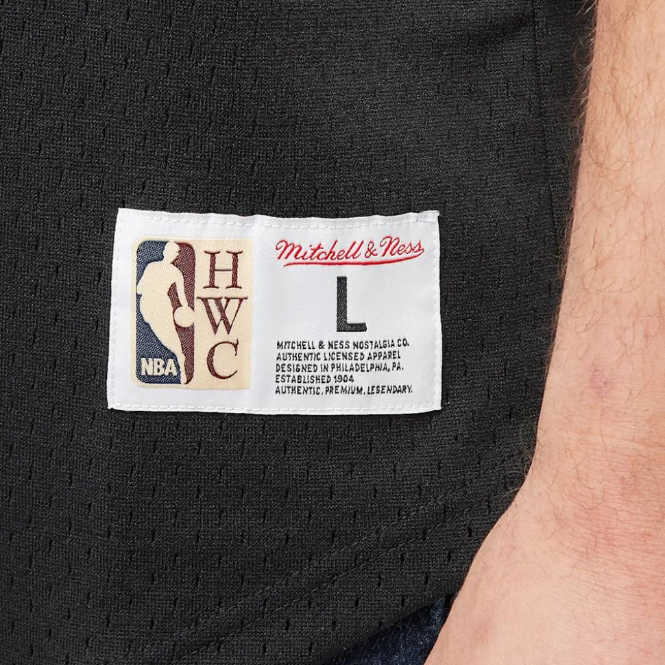 NBA On the Clock Mesh Button Front Vintage Logo LA Lakers