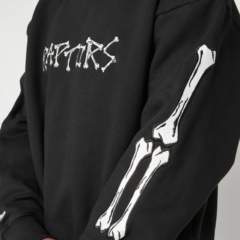 NBA Toronto Raptors Bone Words Boxy Crewneck