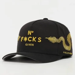 No F*cks Given Serpent Twill Trucker