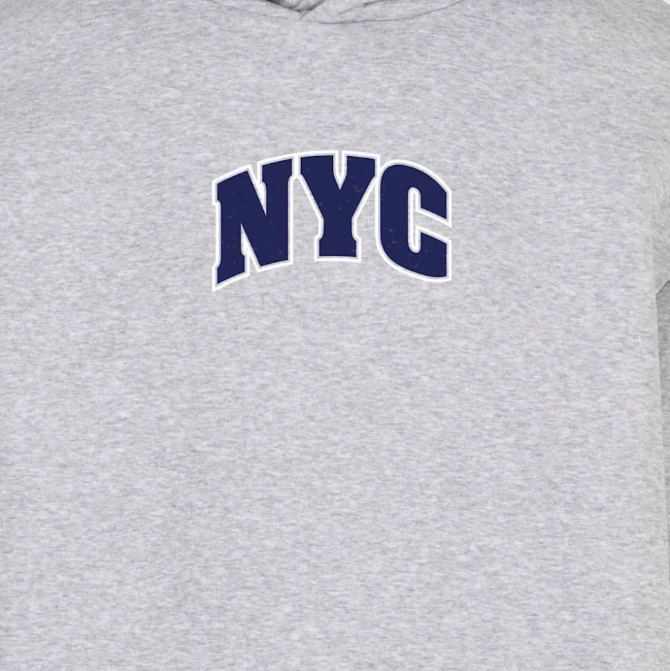 NYC College Letters Fluffy Hoody