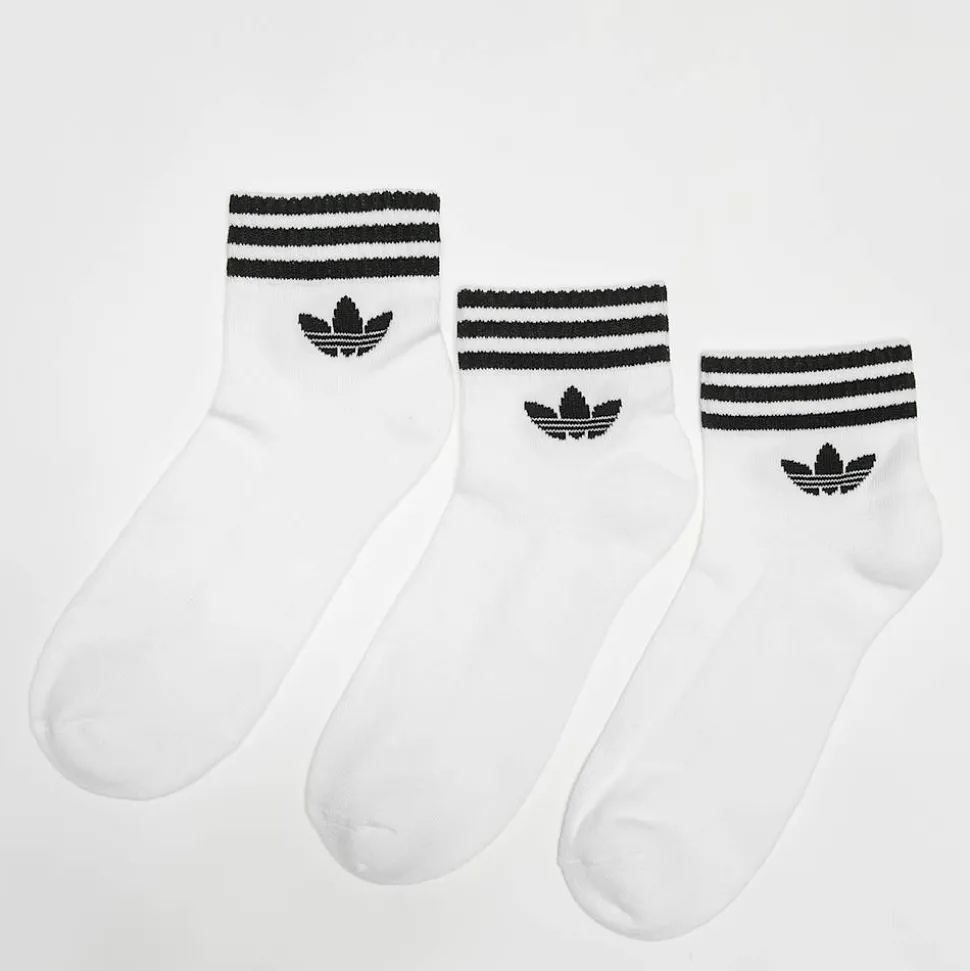 3 PACK - adicolor Trefoil 3-Stripes Ankle Socks