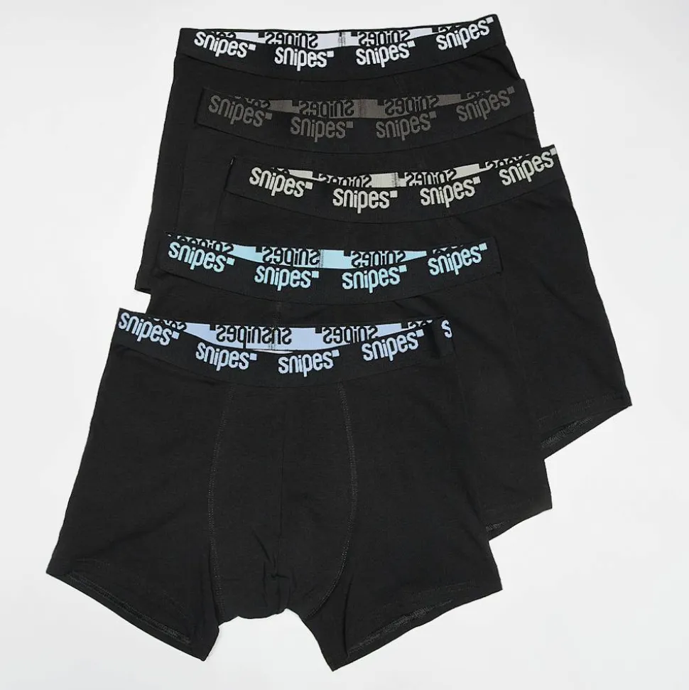 5 PACK - Black Tape Briefs Boxershorts