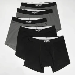 5 PACK - Black Tape Briefs Boxershorts