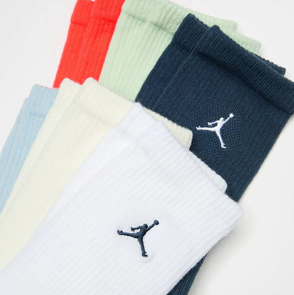 6 PACK - Everyday Essentials Cushioned Crew Socks