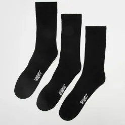 3 PACK - Small Logo Essential Crew Socks