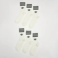 6 PACK - 3-Stripes Crew Socks