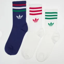 3 PACK - 3 Stripes Crew Socks