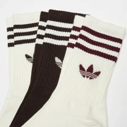 3 PACK - 3 Stripes Crew Socks