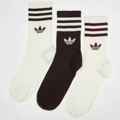 3 PACK - 3 Stripes Crew Socks