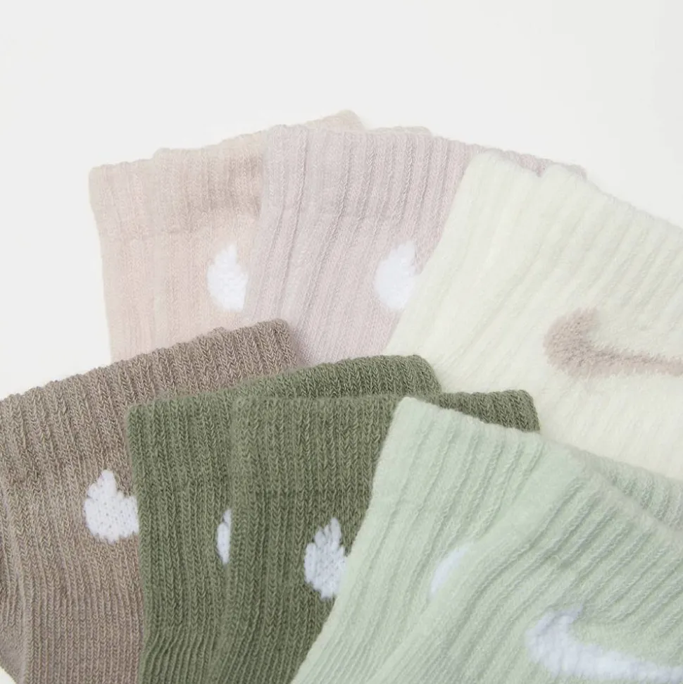 6 PACK - Swoosh Infant Ankle Socks