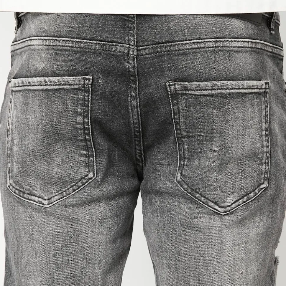 Pedro Ripped Slim Fit Jeans