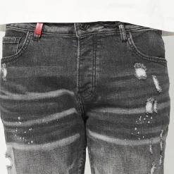Pedro Ripped Slim Fit Jeans
