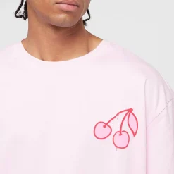 Pink Cherries Oversize Tee