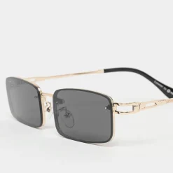 Rechteckige Sonnenbrille