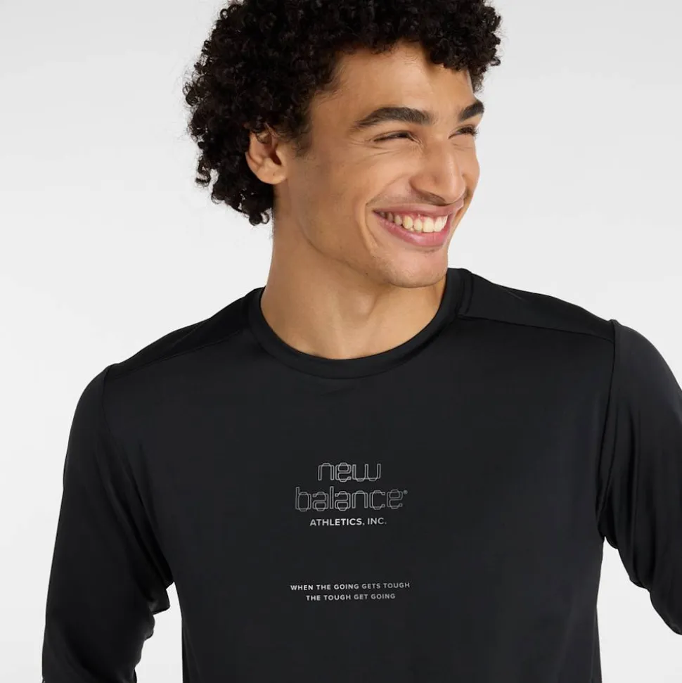Reflective Poly Long Sleeve T-Shirt