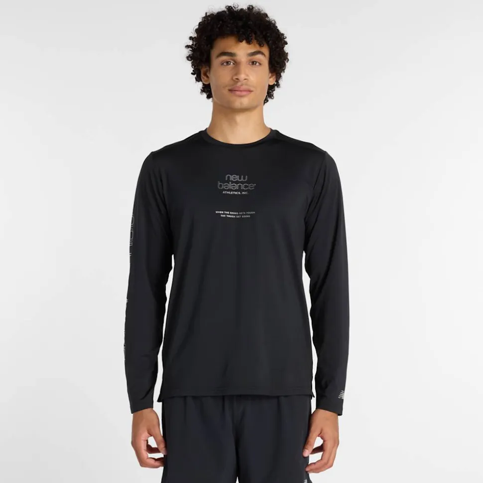 Reflective Poly Long Sleeve T-Shirt