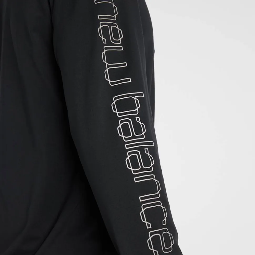 Reflective Poly Long Sleeve T-Shirt