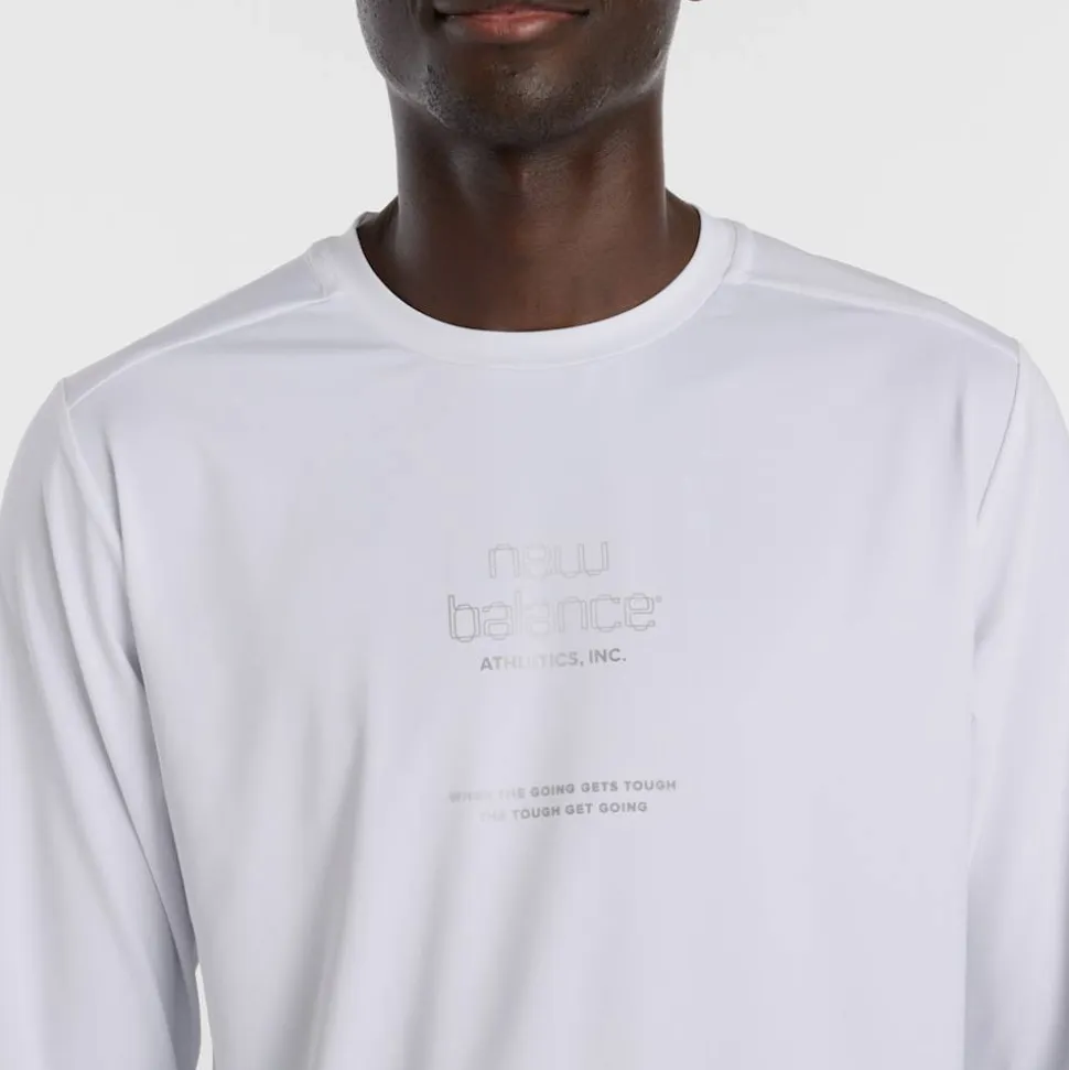 Reflective Poly Long Sleeve T-Shirt