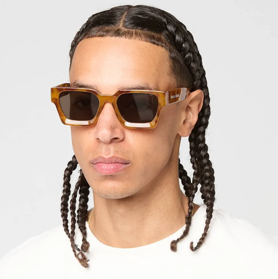 Retro Chunky Rectangular Sunglasses