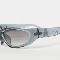 Retro Oval Shaped Sunglasses