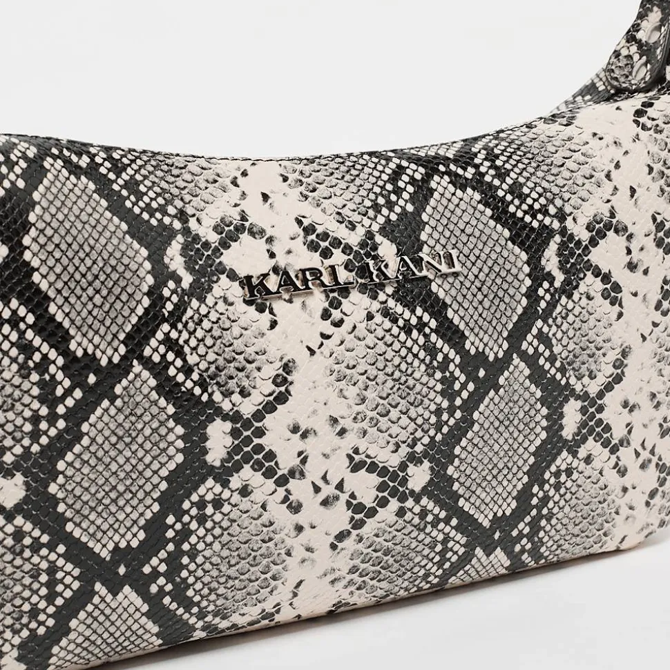 Retro Snakeskin Shoulder Bag