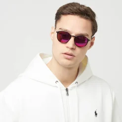 Runde Sonnenbrille - schwarz