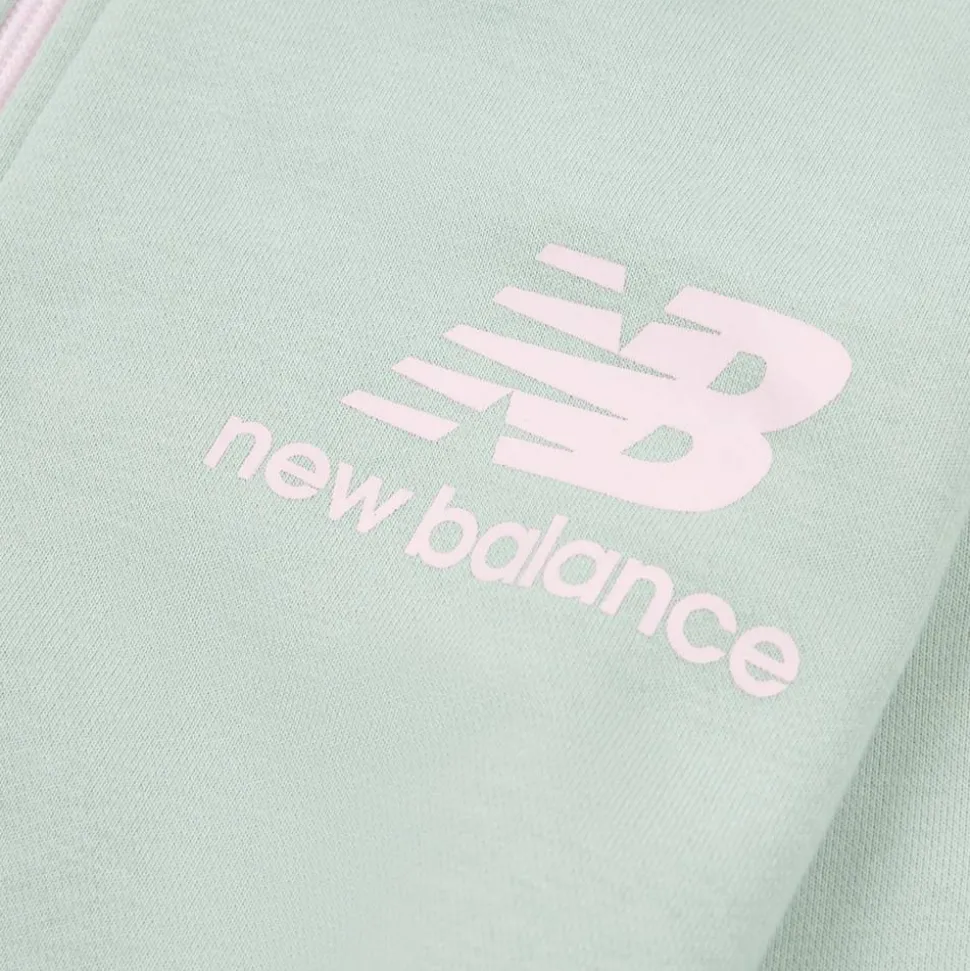 Set Stacked Logo French Terry Zip Hoodie and Jogger