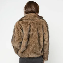 Short Faux Fur Jacket