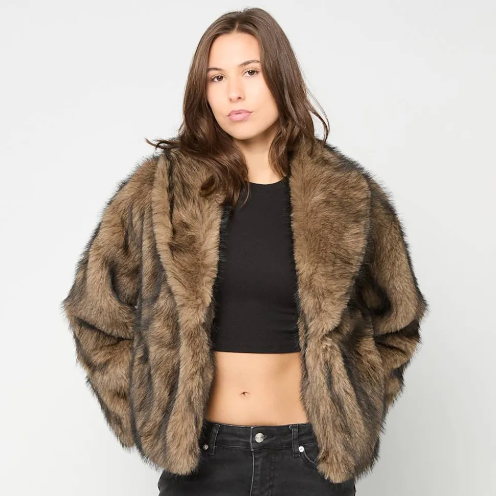 Short Faux Fur Jacket