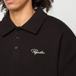 Signar Waffle Polo Longsleeve