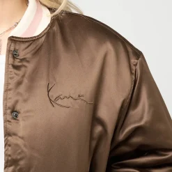 Signature Bowling Jacket Brown