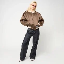 Signature Bowling Jacket Brown