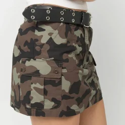 Signature Camo Cargo Skirt
