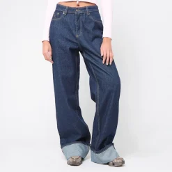 Signature Rinsed Straight Leg Denim Pants