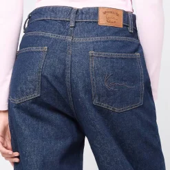 Signature Rinsed Straight Leg Denim Pants