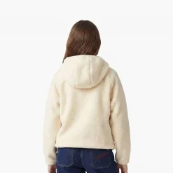 Signature Rubber Patch Teddy Zip Hoodie