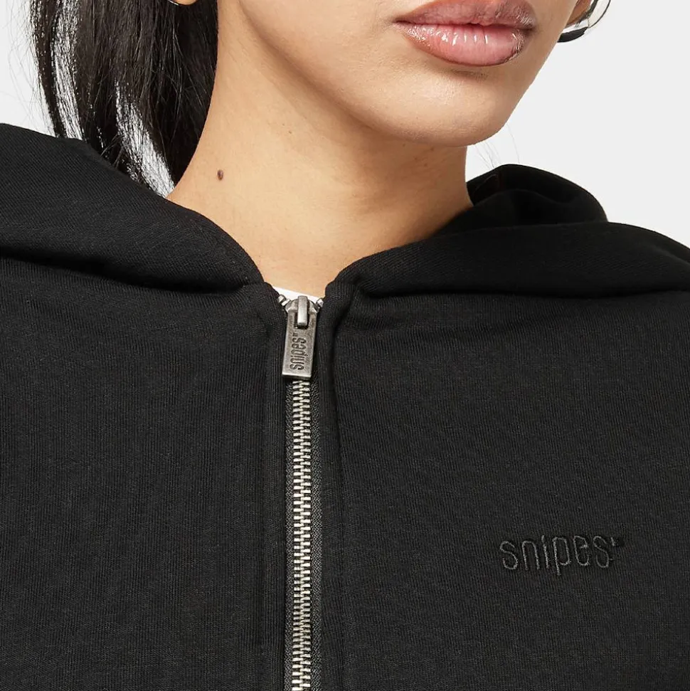 Small Logo Essential Oversized Zip Hoodie