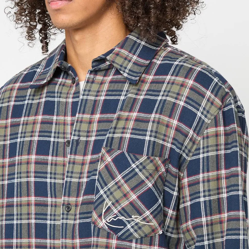 Small Signature Cropped Check Shirt
