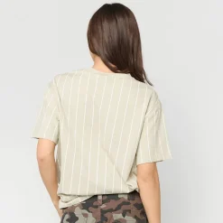 Small Signature Essential Pinstripe OS Tee