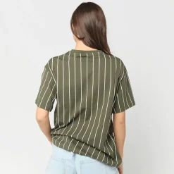 Small Signature Essential Pinstripe OS Tee