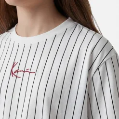 Small Signature Essential Pinstripe Tee Junior