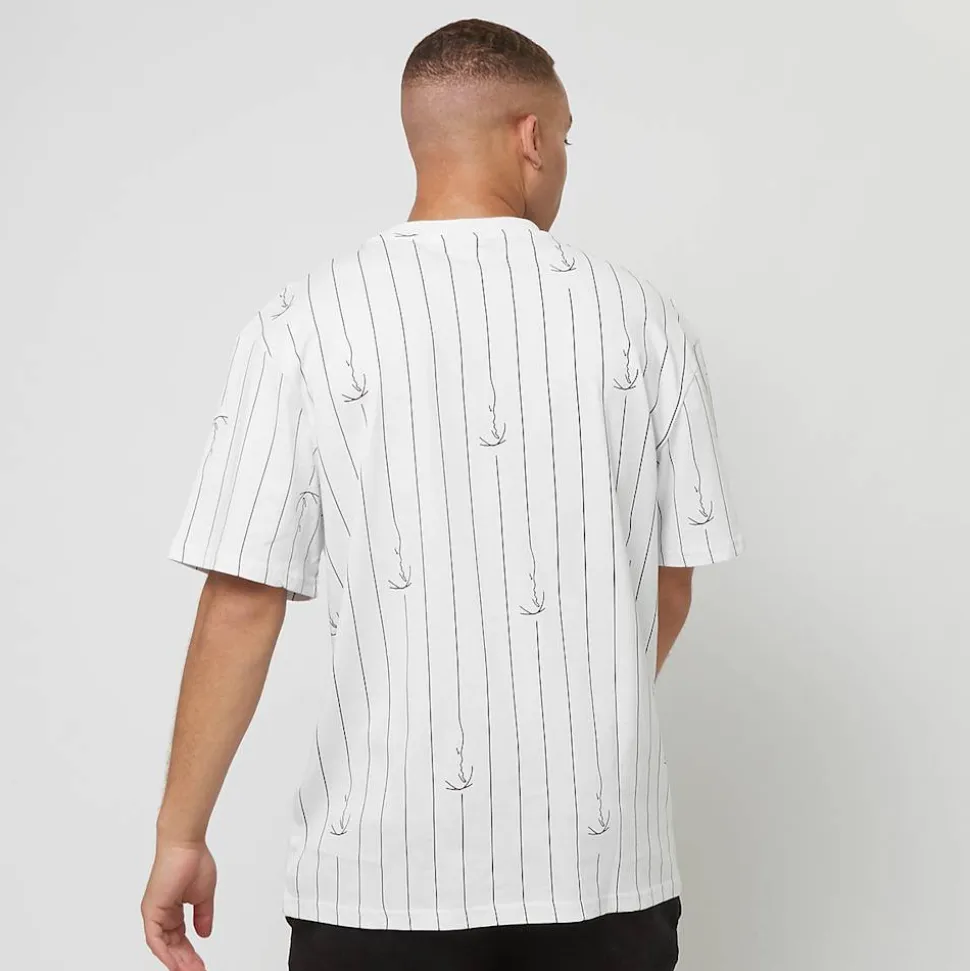 Small Signature Logo Pinstripe Tee