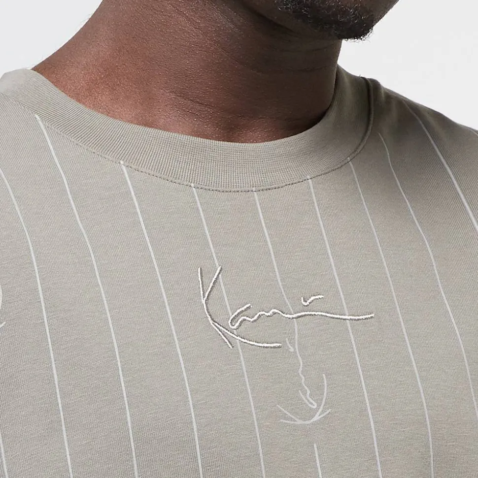 Small Signature Logo Pinstripe
