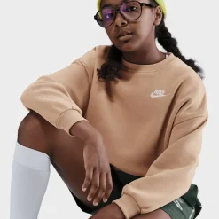 Sportswear Club Fleece Boxy Crew-Neck Sweatshirt